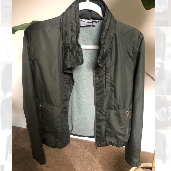 Athleta Green Windbreaker Jacket - Picture 2 of 12